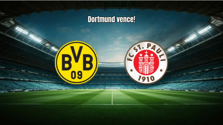 Dortmund vence St. Pauli por 3 a 2 em jogo eletrizante da Bundesliga