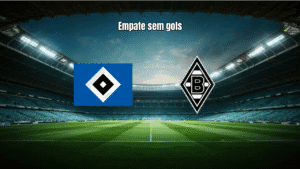 Hamburger SV e Borussia Mönchengladbach empatam sem gols na Bundesliga