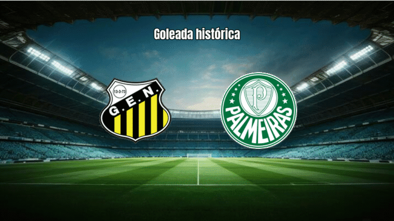 Novorizontino 4x0 Palmeiras: Robson brilha em goleada histórica