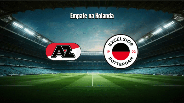 AZ Alkmaar e Excelsior empatam em 1x1 na Eredivisie Holandesa