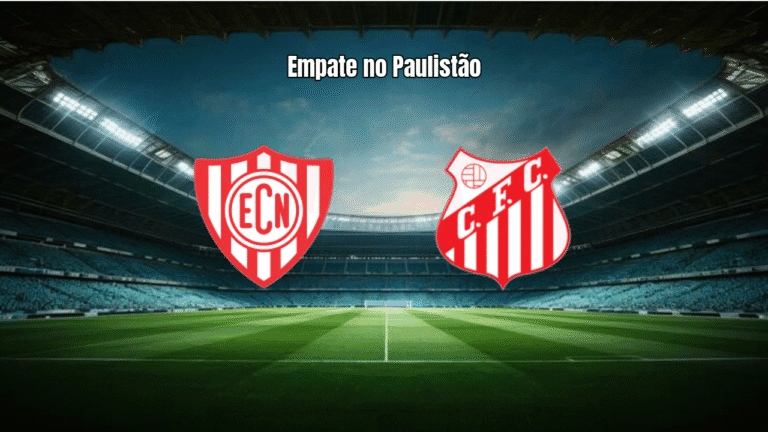 Noroeste e Capivariano empatam em 1 a 1 no Paulistão 2026