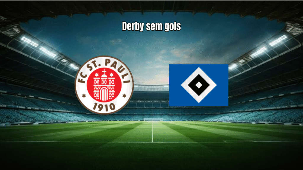 FC St. Pauli e Hamburger SV empatam sem gols no Derby de Hamburgo