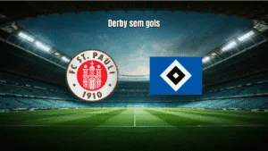 FC St. Pauli e Hamburger SV empatam sem gols no Derby de Hamburgo