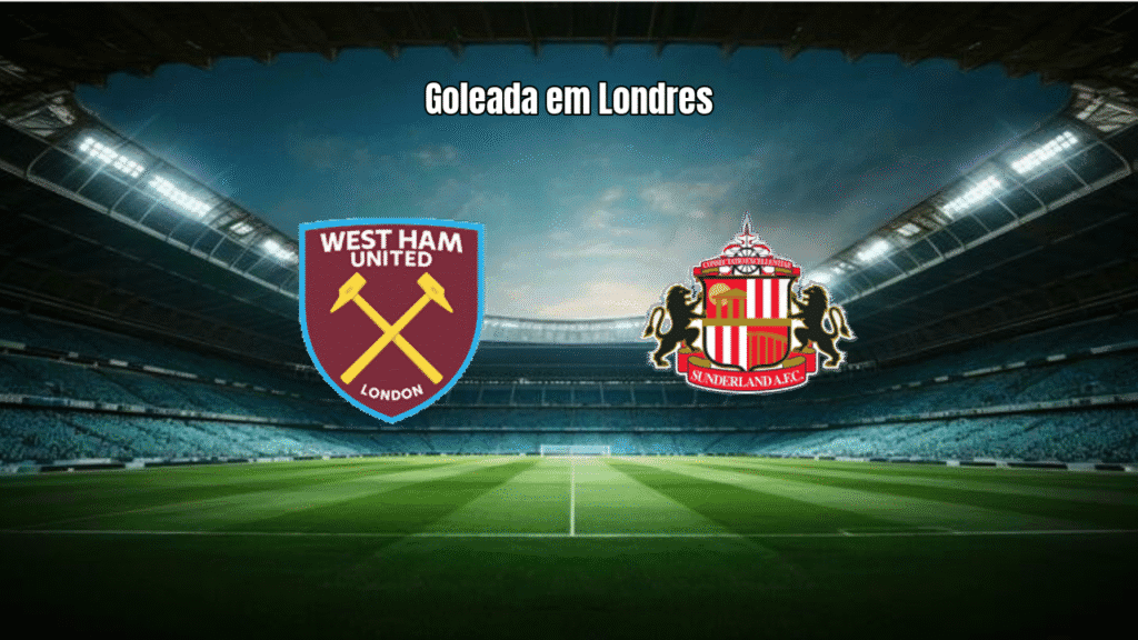West Ham goleia Sunderland por 3 a 1 na Premier League