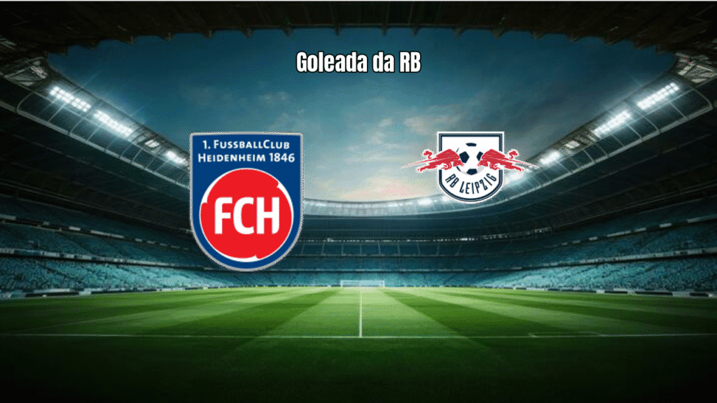 RB Leipzig goleia Heidenheim por 3 a 0 na Bundesliga alemã