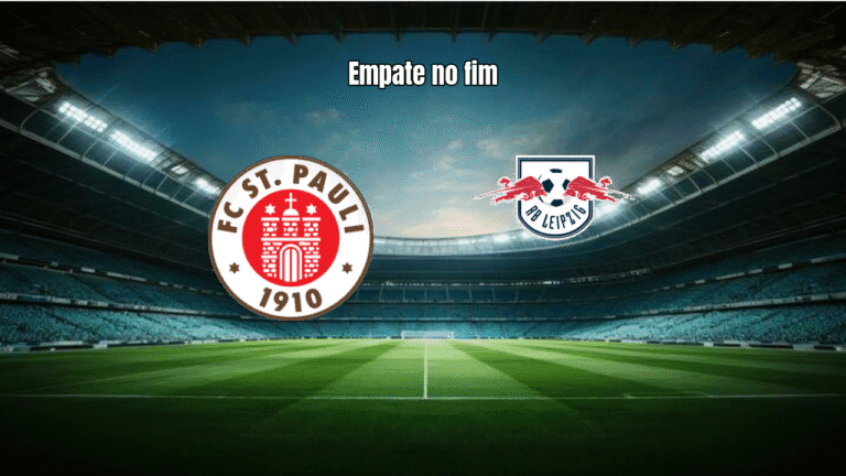 St. Pauli e RB Leipzig empatam em 1x1 na Bundesliga 2025/26
