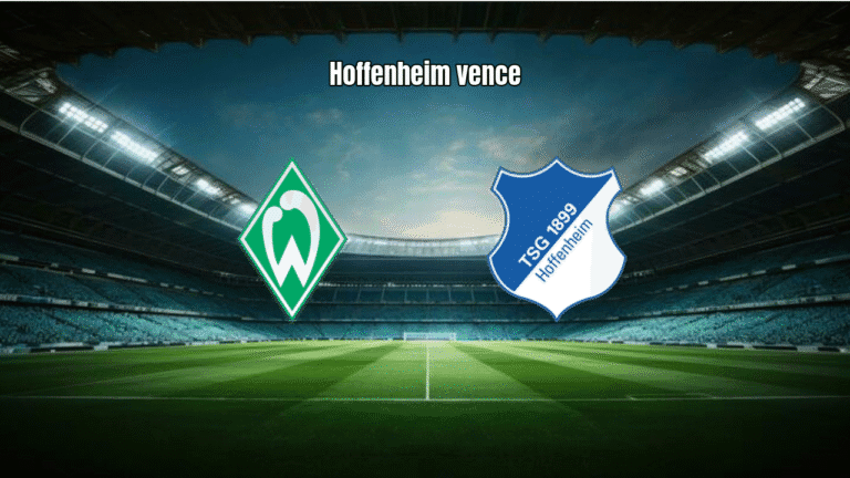 Hoffenheim vence Werder Bremen por 2 a 0 na Bundesliga alemã