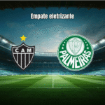 Atlético-MG e Palmeiras empatam em 2 a 2 na estreia do Brasileirão