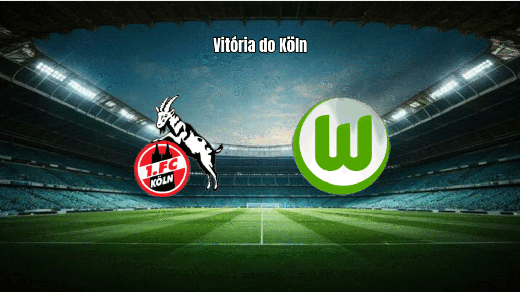 Köln vence Wolfsburg por 1x0 com gol de Maina na Bundesliga