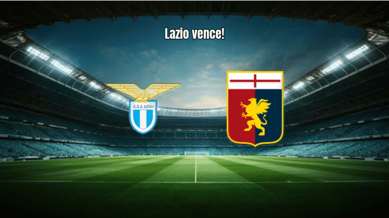 Lazio vence Genoa por 3 a 2 em jogo eletrizante da Serie A