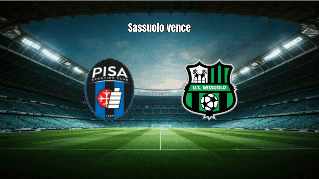 Sassuolo vence Pisa por 3 a 1 na Serie A: confira a análise
