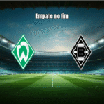 Werder Bremen 1x1 Borussia Mönchengladbach: Empate no fim na Bundesliga