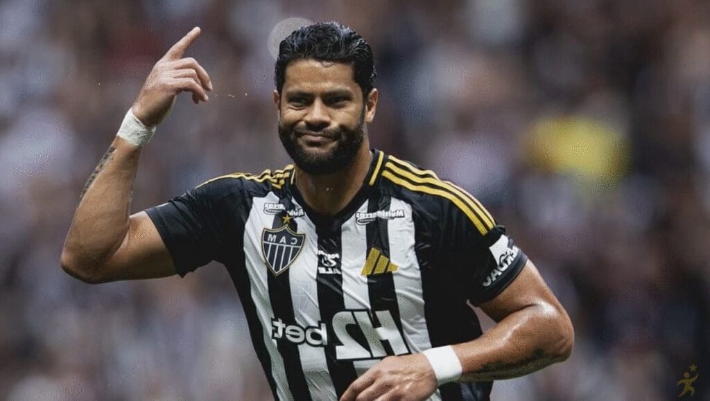 Hulk viraliza em Atlético-MG x Betim com comemoração no camarote