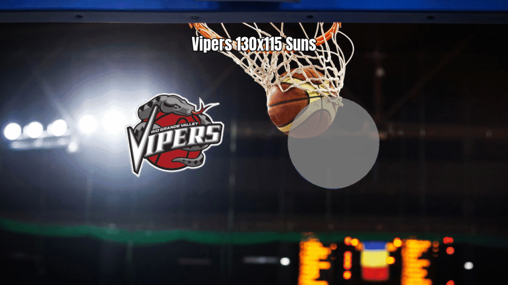 Rio Grande Valley Vipers vence Valley Suns por 130 a 115 na G League