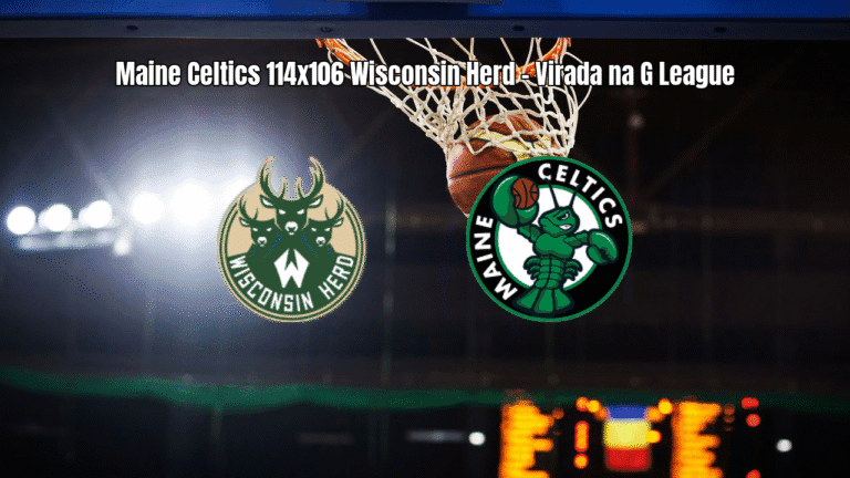 Maine Celtics vence Wisconsin Herd na G League com virada no 4º quarto