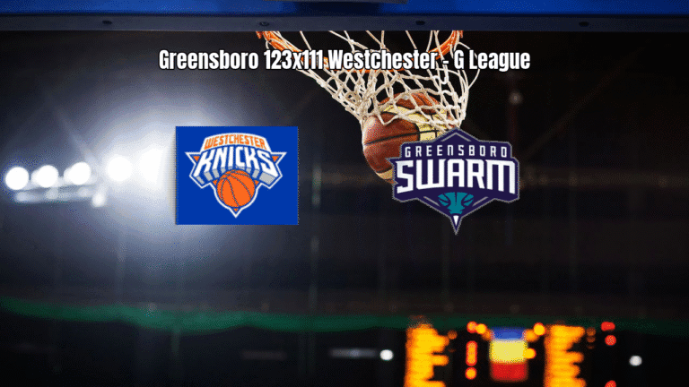 Greensboro Swarm vence Westchester por 123 a 111 na G League