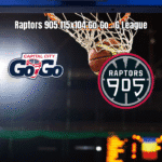 Raptors 905 vence Capital City Go-Go por 115 a 104 na G League