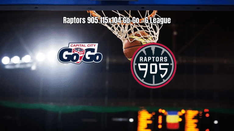 Raptors 905 vence Capital City Go-Go por 115 a 104 na G League