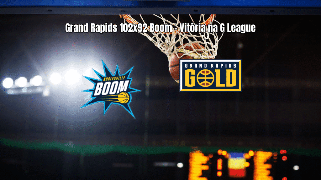 Grand Rapids Gold vence Noblesville Boom na G League: 102 x 92