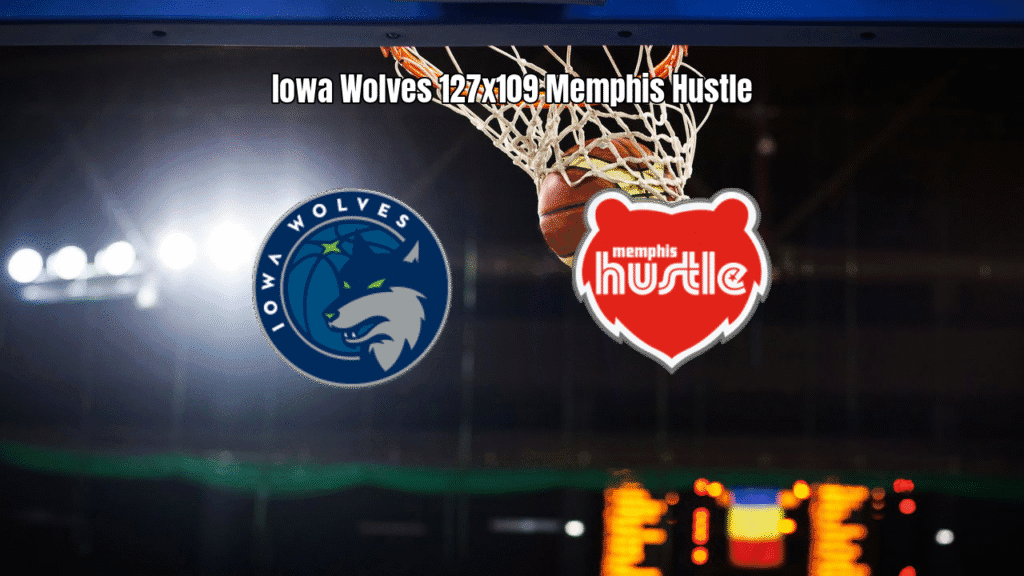 Iowa Wolves vence Memphis Hustle por 127 a 109 na G League