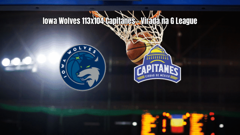 Iowa Wolves vence Mexico City Capitanes por 113 a 104 na G League