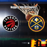 Denver Nuggets vence Toronto Raptors por 106 a 103 na NBA
