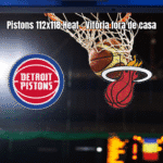 Miami Heat vence Detroit Pistons por 118 a 112 na NBA