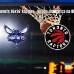 Raptors viram no fim e vencem Hornets por 97 a 96 na NBA