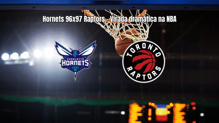 Raptors viram no fim e vencem Hornets por 97 a 96 na NBA