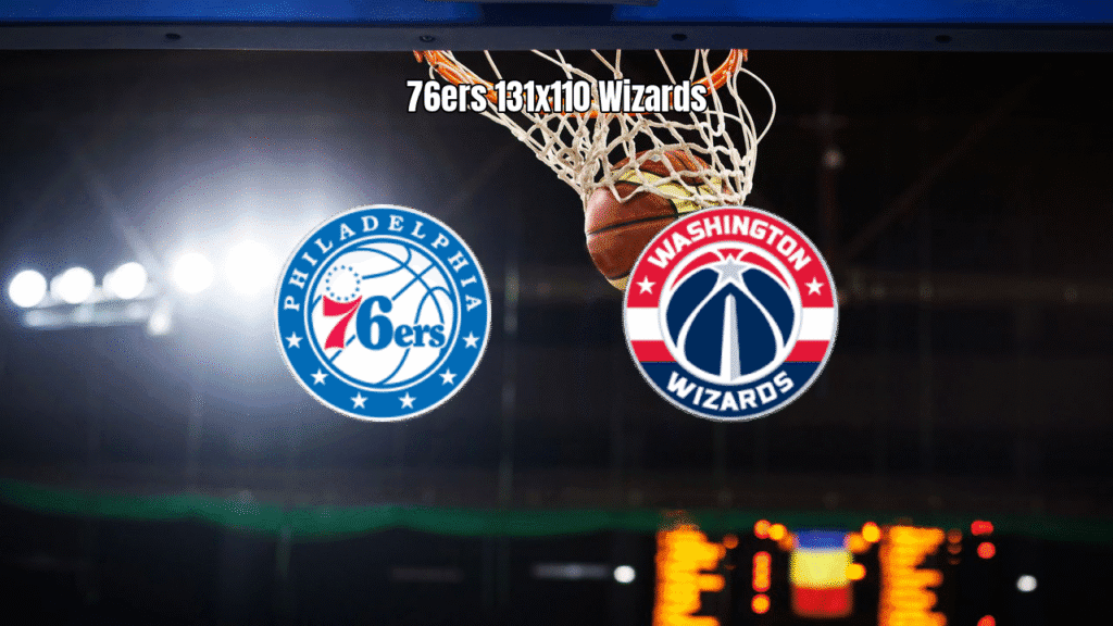 Philadelphia 76ers 131 x 110 Washington Wizards: Resultado e Análise