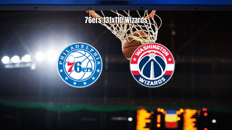 Philadelphia 76ers 131 x 110 Washington Wizards: Resultado e Análise