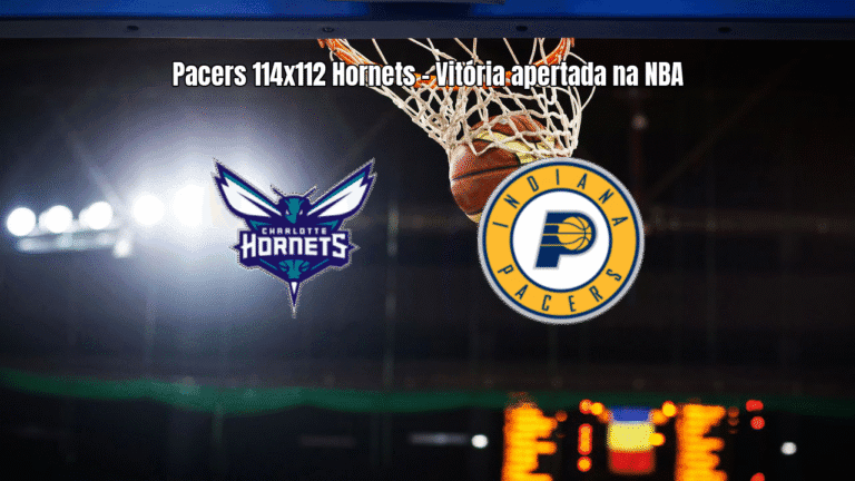 Pacers vencem Hornets por 114 a 112 em jogo emocionante da NBA