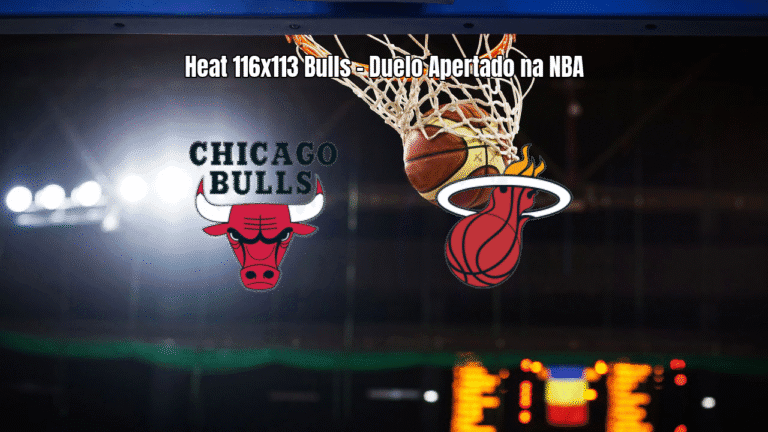 Miami Heat vence Chicago Bulls por 116 a 113 em jogo eletrizante da NBA