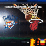 Oklahoma City Thunder vence Miami Heat por 124 a 112 na NBA
