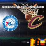 Cleveland Cavaliers goleiam Philadelphia 76ers por 133 a 107 na NBA