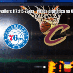 Cleveland Cavaliers vence Philadelphia 76ers por 117 a 115 na NBA