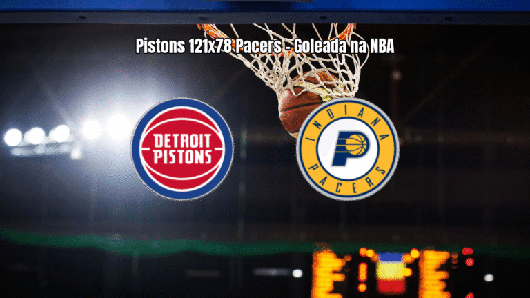 Pistons destroem Pacers na NBA com vitória avassaladora por 121 a 78