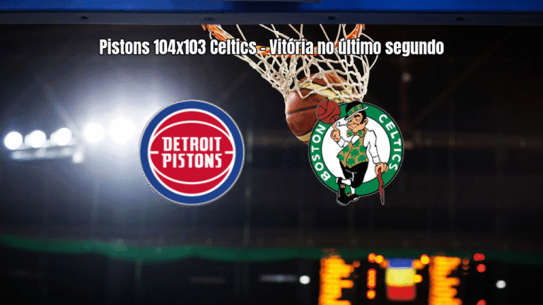 Pistons vencem Celtics por 104 a 103 em jogo emocionante da NBA