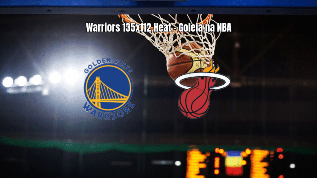 Golden State Warriors goleia Miami Heat por 135x112 na NBA