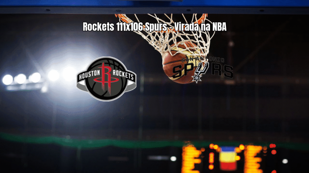Houston Rockets viram sobre San Antonio Spurs em jogo da NBA