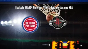 Houston Rockets vence Detroit Pistons por 111 a 104 na NBA