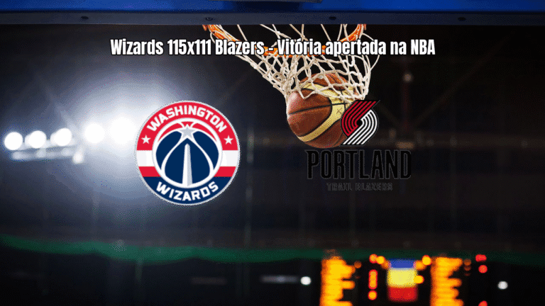 Washington Wizards vence Portland Trail Blazers por 115 a 111 na NBA