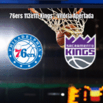 Philadelphia 76ers vence Sacramento Kings por 113 a 111 na NBA