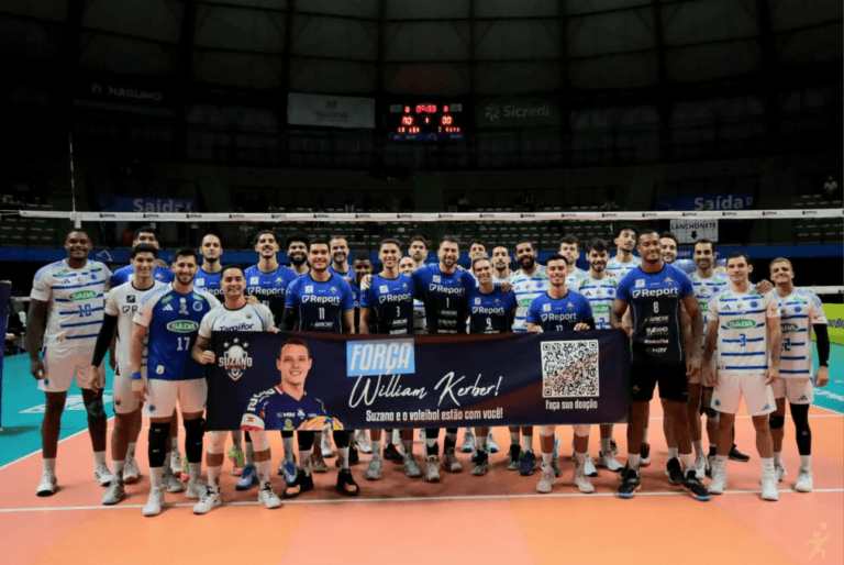 Suzano Vôlei arrecada R$ 10 mil para ex-atleta William Kerber