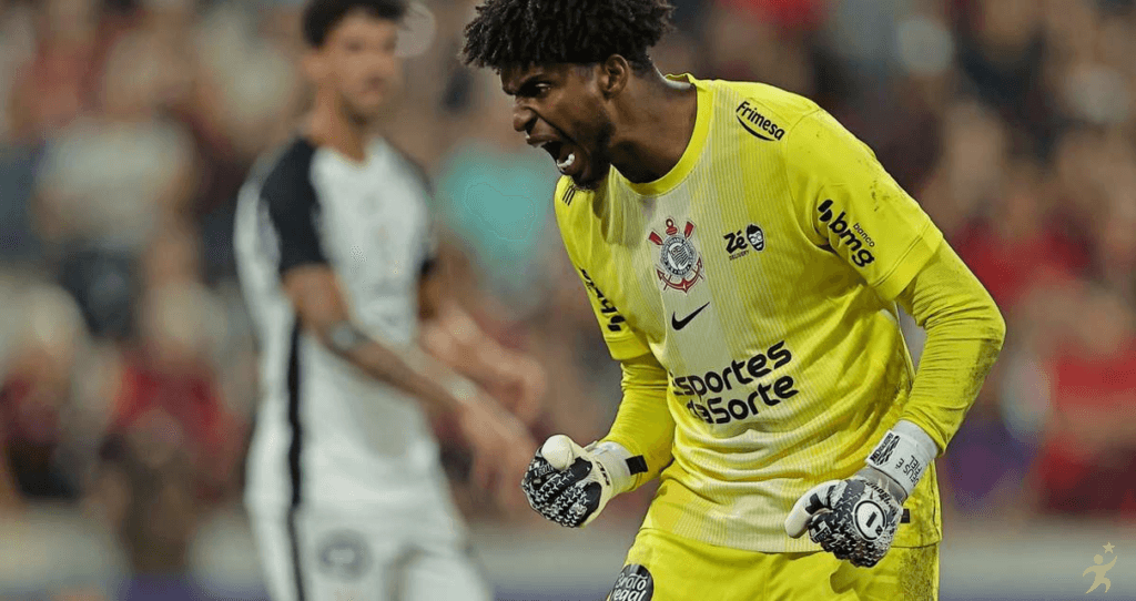 Hugo Souza se isola no ranking de pegadores de pênalti do Corinthians