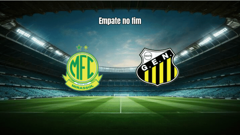 Mirassol 1 x 1 Novorizontino: Empate no Paulistão com gol nos acréscimos