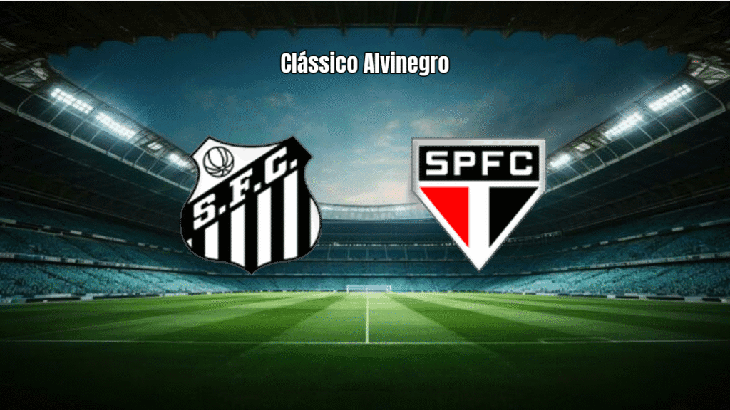 Santos e São Paulo empatam em 1 a 1 no clássico da Série A