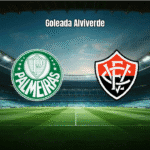 Palmeiras goleia o Vitória por 5 a 1 na segunda rodada do Brasileirão