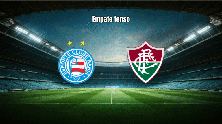 Bahia 1-1 Fluminense: Empate com reviravolta na Fonte Nova