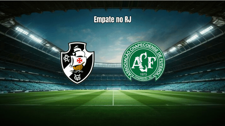 Vasco e Chapecoense empatam em 1 a 1 na Série A: Análise do jogo